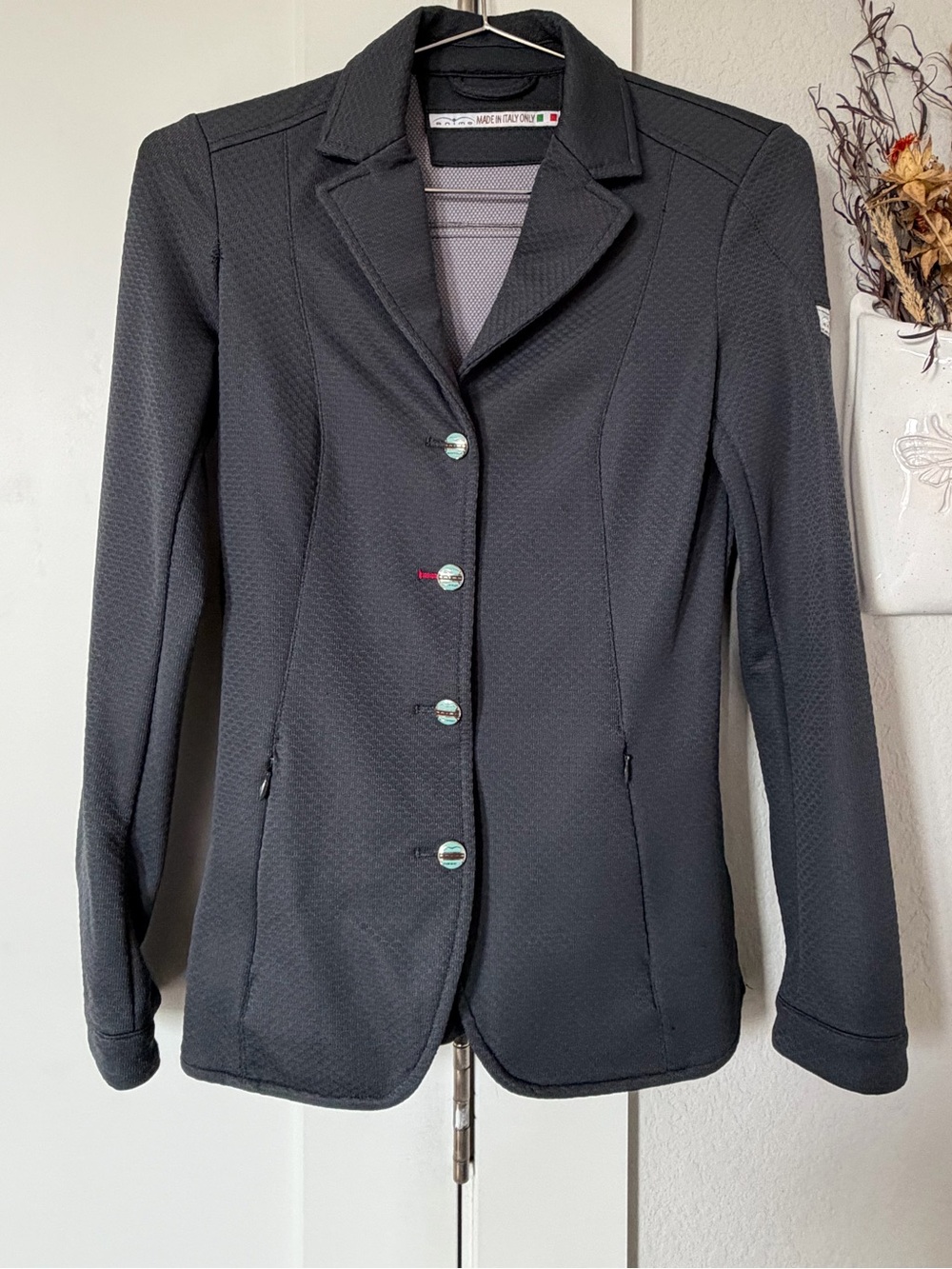 Animo Blue Show Coat Jacket Size I-40